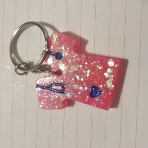 Custom scrub keychain